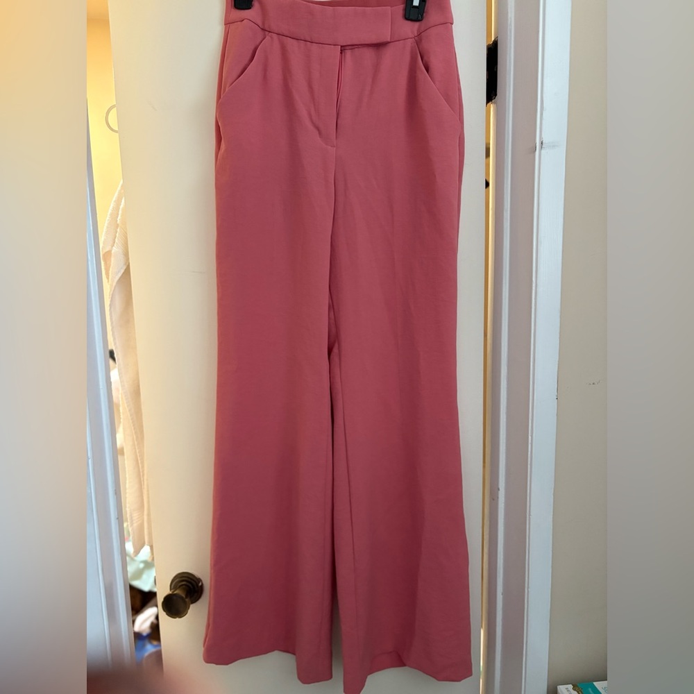 Express super high rise flare trousers